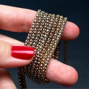 Chunky chain 925 sterling silver necklace set